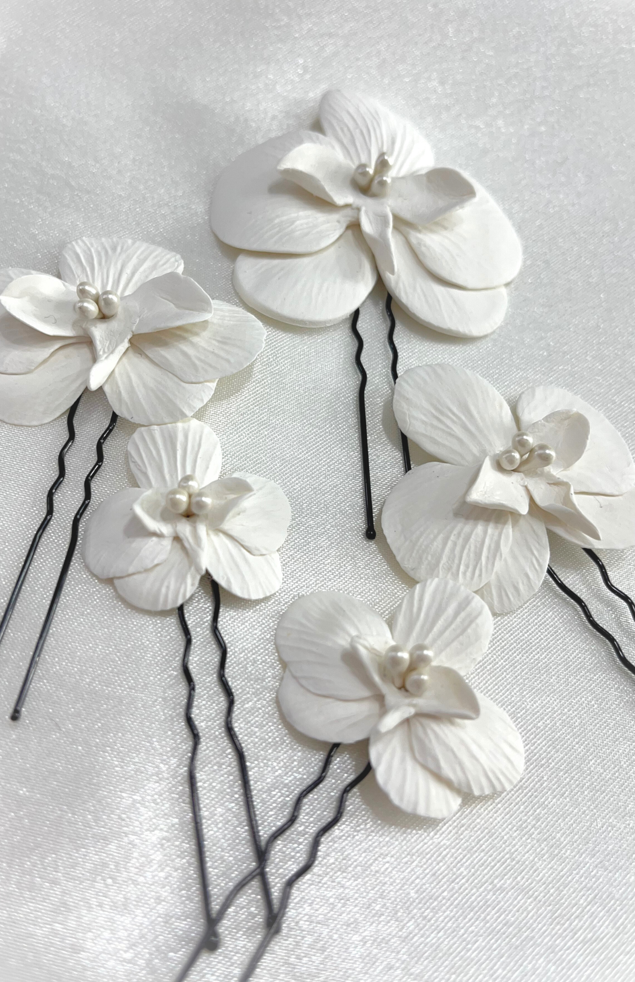 SET DE HAIRPINS DE ORQUIDEAS PF031